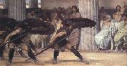 Alma-Tadema, Sir Lawrence A Pyrrhic Dance (mk23) Sweden oil painting artist